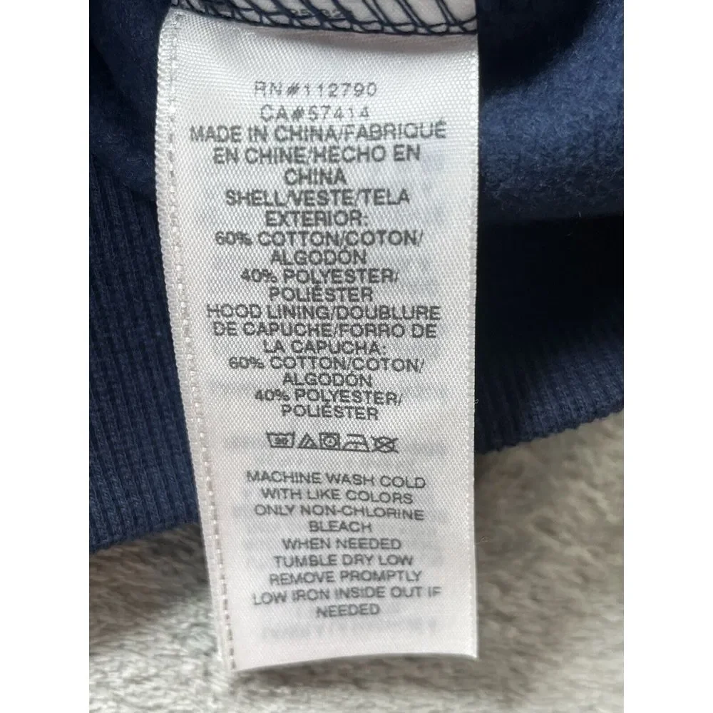 True Religion City Buddha Zip Up Hoodie Mens‎ Size XL Blue $119